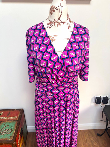 Jolie moi wrap midi dress - moi,