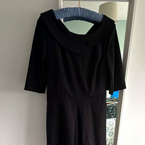 Jolie moi black cowl neck - moi,