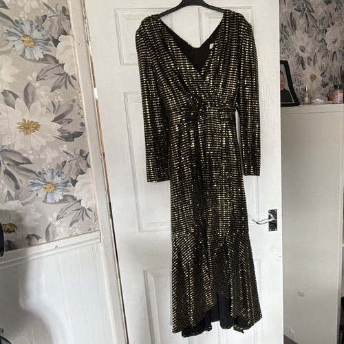 Jolie moi black gold - black, sequin