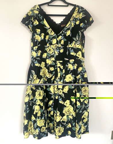 Jolie moi black yellow floral - black/yellow,