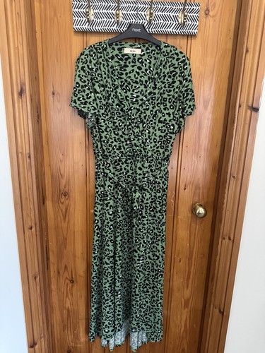 Jolie moi green leopard - green, print