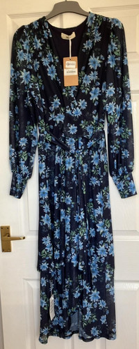 Jolie moi navy - floral, wrap