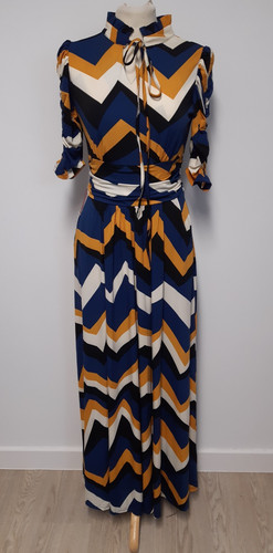 Jolie moi blue and gold - blue, maxi