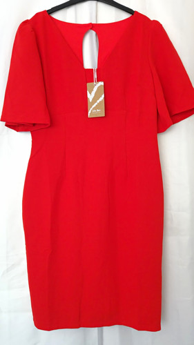Jolie moi red sheath - jolie, knee