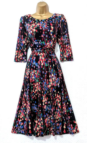 Jolie moi black floral fit - jolie,