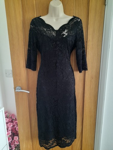 Jolie moi stretch lace dress - moi,