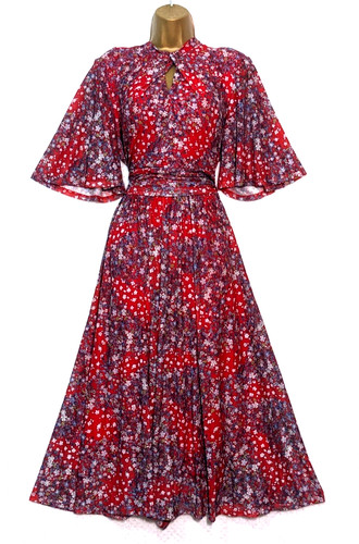 Jolie moi red purple ditsy - moi,
