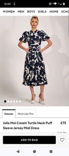 Navy dress with - dress,