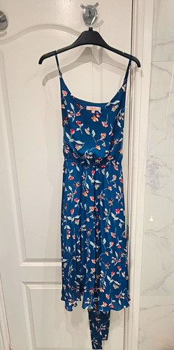 Jolie moi ladies blue floral - moi,